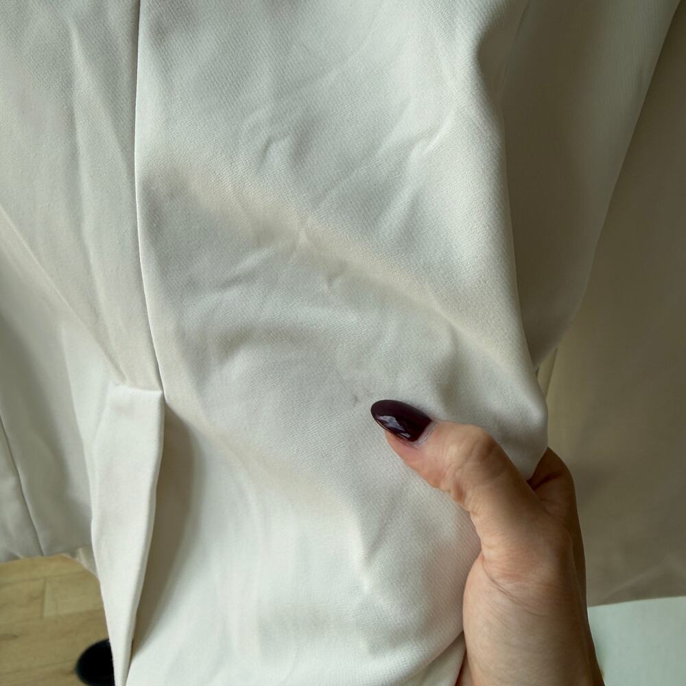 Veronica Beard Scuba Blazer Jacket White - Picture 4 of 7